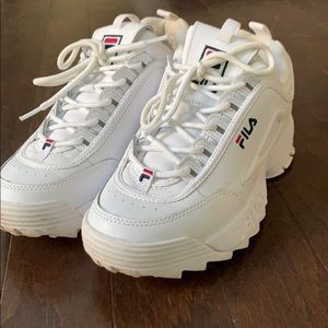 White Fila Shoes